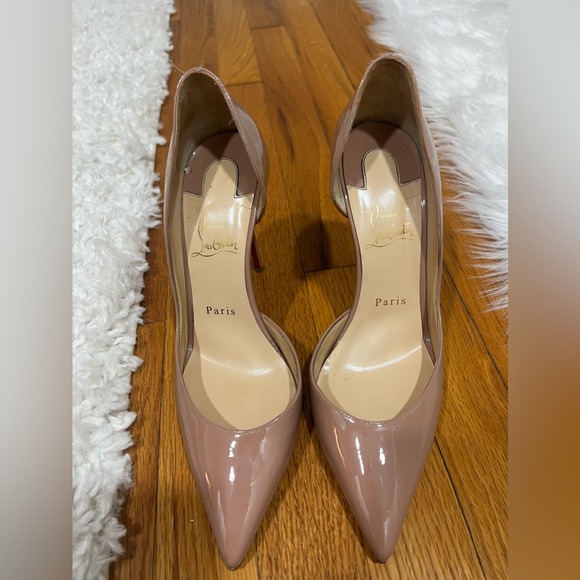 Christian Louboutin iriza Nude Heels - Picture 3 of 8